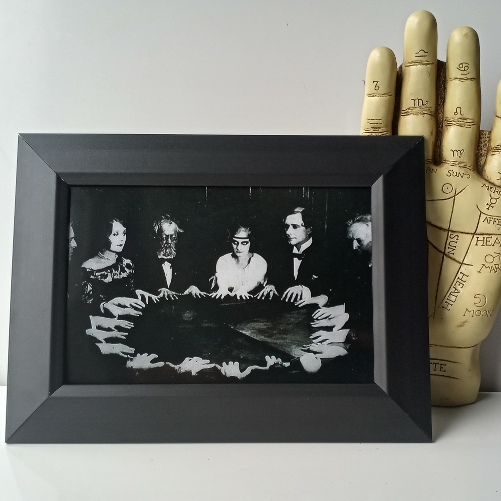 Vintage Seance Paranormal Witchy WitchCraft Decor Goth Punk Roclabilly Decor Art - Picture 4 of 8